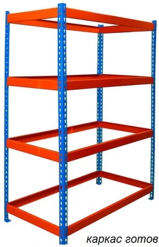 Стеллаж металлический Профи Т-160/L (2500х1845х1005) М/5