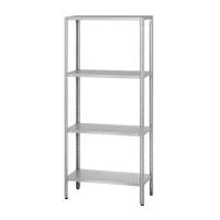 Стеллаж полочный СПЛб «Base» 2000x1000x400 со сплошной полкой (цинк)