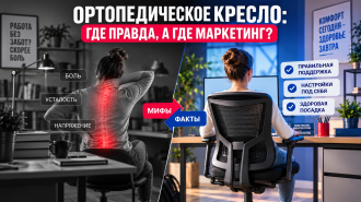 Ортопедическое кресло или эргономичное: в чём разница и за что платить